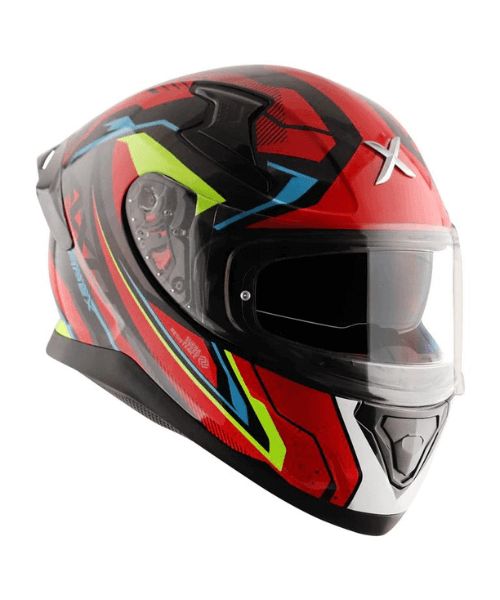 Axor Apex Roadtrip Helmet - Gloss Black Red