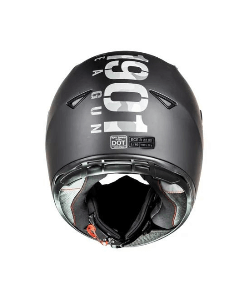 Royal Enfield Street Prime Mlg Camo Helmet - Matt Black