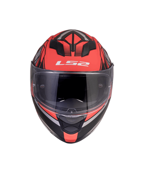 LS2 FF320 Stream Evo Reflex 7C With Pinlock Helmet - Gloss Red Black