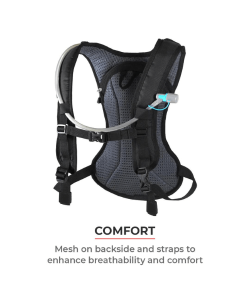 Viaterra Marine Neo Hydration Pack With Hydrapak 2L Bladder - Black