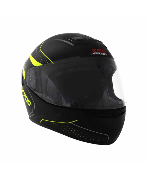 TVS Racing XPOD Blistering Helmet - Black Neon Line Helmet