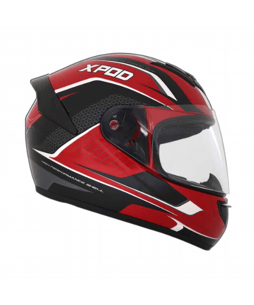 TVS Racing XPOD Dynamic Dual Tone Helmet - Red