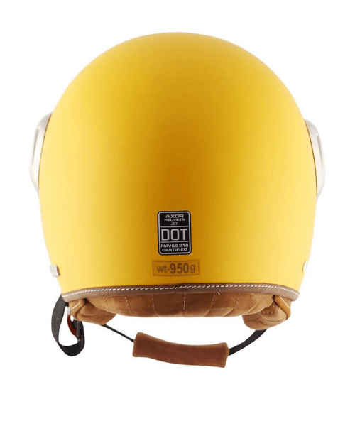 Axor Retro Jet West Helmet - Dull Mustard Yellow