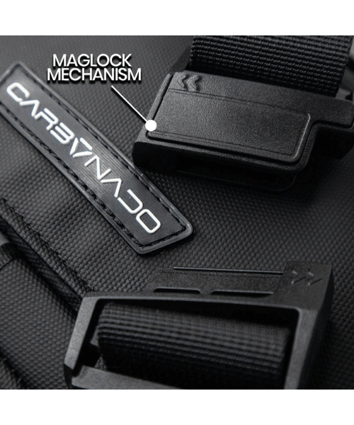 Carbonado Cache Waist Pouch - Classic Black Maglock