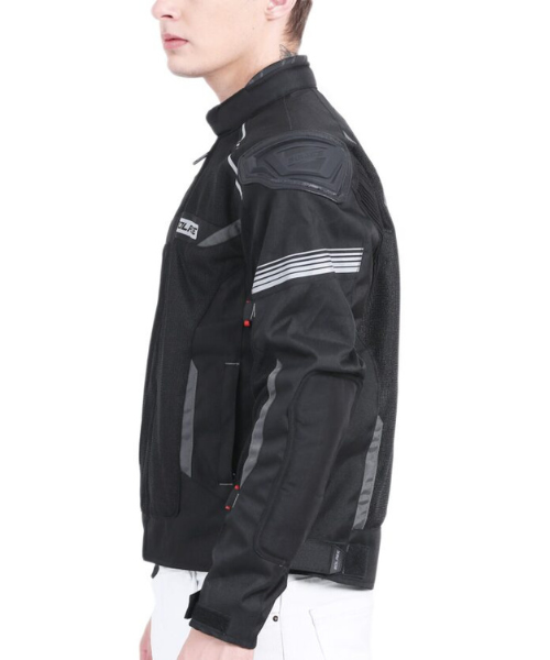 Solace Ramble V2 Motorcycle Riding Jacket - Black Grey