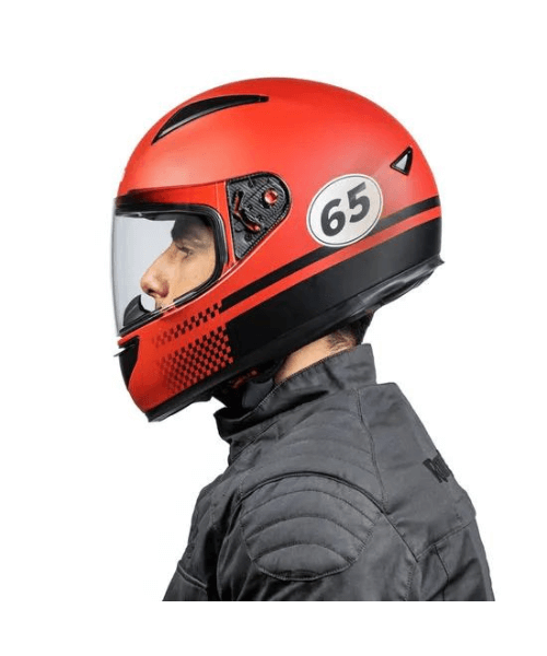Royal Enfield Street Prime Divider 65 Helmet - Red