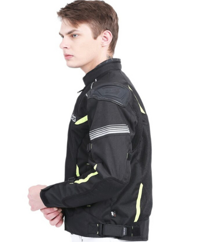 Solace Ramble V2 Motorcycle Riding Jacket - Black Neon