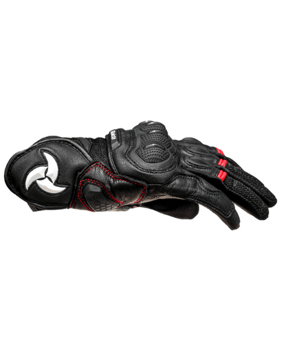 Raida AirWave Motorcycle Riding Gloves - Black Red