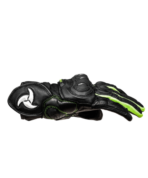 Raida AirWave Motorcycle Riding Gloves - Black Hi-Viz