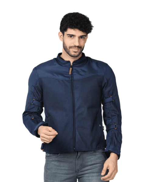 Solace Thrift Mesh Jacket - Schema Blue