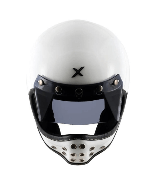 Axor Retro Moto-X Helmet - White