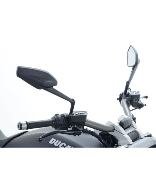 R & G Mirror Risers for Ducati Diavel - MR0002BK
