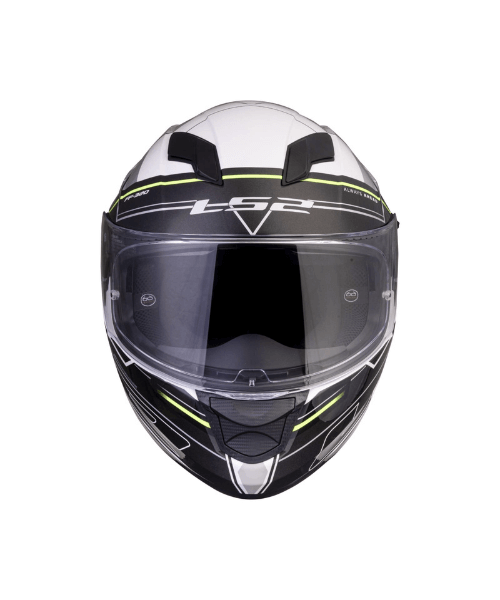 LS2 FF320 Stream Evo Scape 7C With Pinlock Helmet - Gloss White Black