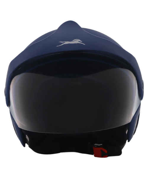 TVS Vintage With Peak Helmet - Blue