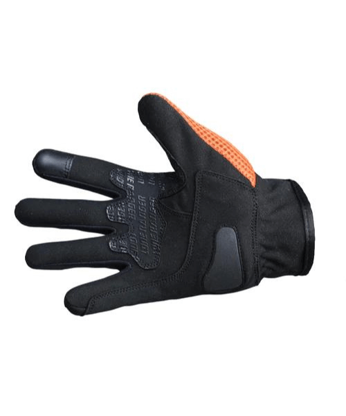 Lone Ranger AirX Biker Riding Gloves - Orange Black