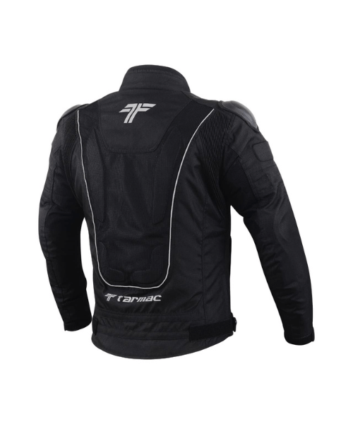 Tarmac One III Level 2 Riding Jacket with SAFE TECH protectors + FREE Tarmac Swift Gloves - Black