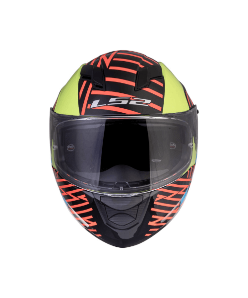 LS2 FF320 Stream Evo Darkness With Pinlock Helmet - Gloss Hi-Vis Yellow Blue