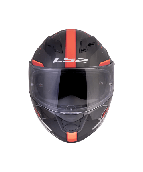 LS2 FF320 Stream Evo Zuko With Pinlock Helmet - Gloss Black Hi-Viz Orange