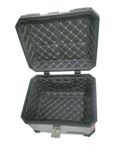 Treknride Motorcycle ABS 45L Top Box - Silver