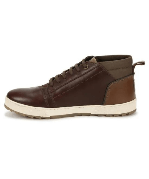 Royal Enfield Hanker Riding Boots - Brown Khaki