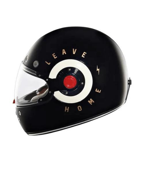 Royal Enfield FF NH44 Lite Gloss Black Leave Home - Gloss Black
