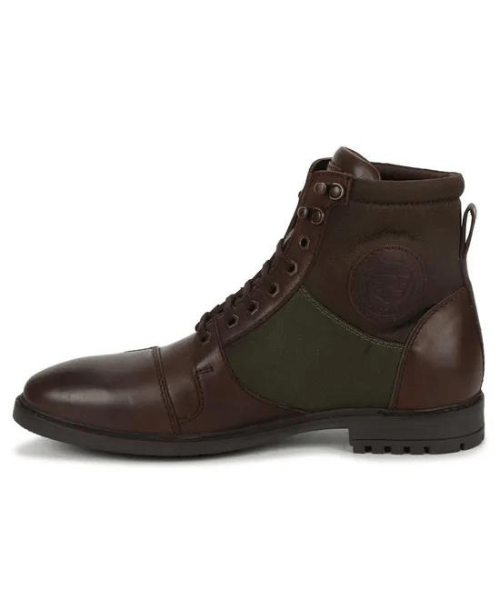 Royal Enfield Tribe Riding Boots - Brown Olive