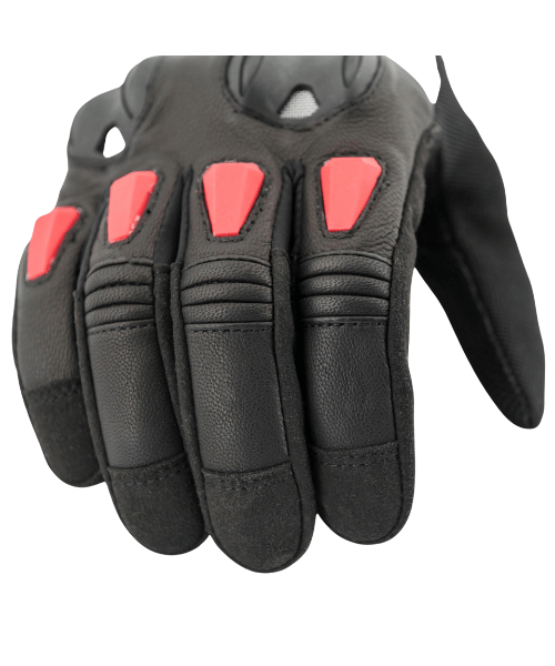 Joe Rocket Atomic Riding Gloves - White Red Black