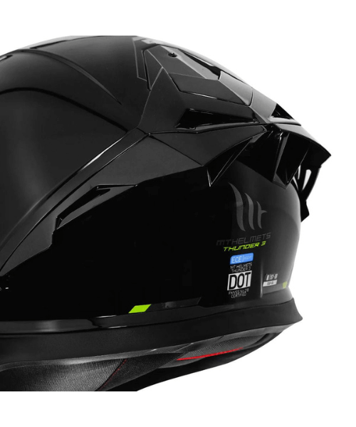 MT Thunder3 Pro Helmet - Solid Gloss Black