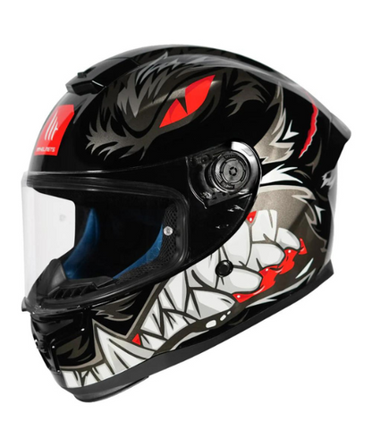 MT Hummer B Lycan Helmet - Gloss Black