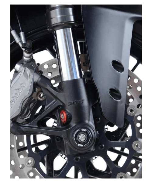 R & G Fork Protector for Ducati Panigale V4 /899/959/1199/1199S/1199R/1299/1299S (All Years) - FP0171BK