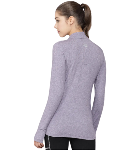 Reccy Women’s Nomadic Full Sleeves T Shirt - Purple Heather