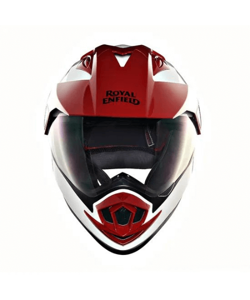 Royal Enfield Escapade Helmet - White & Red