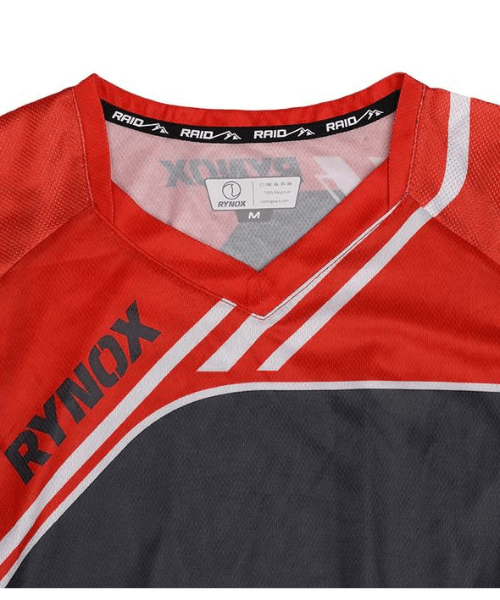 Rynox Frontier Pro Offroad Jersey - Red Black