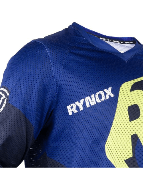 Rynox Switchback Neo Offroad Jersey - Blue Hi-Viz Green