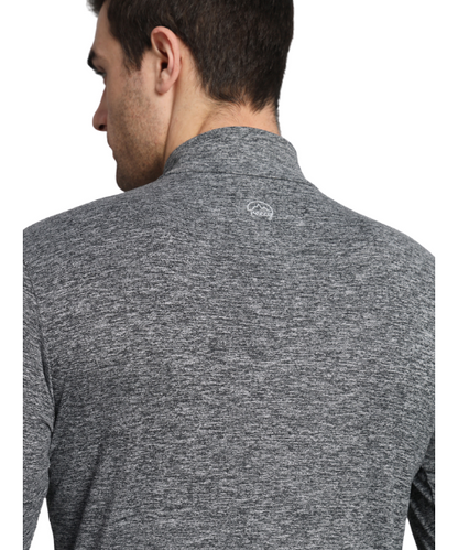 Reccy Men's Nomadic Full Sleeves T Shirt - Charcoal Gray