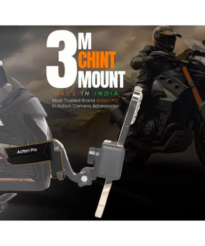 Moto Arch Action Pro Chin Mount with 3M Tape