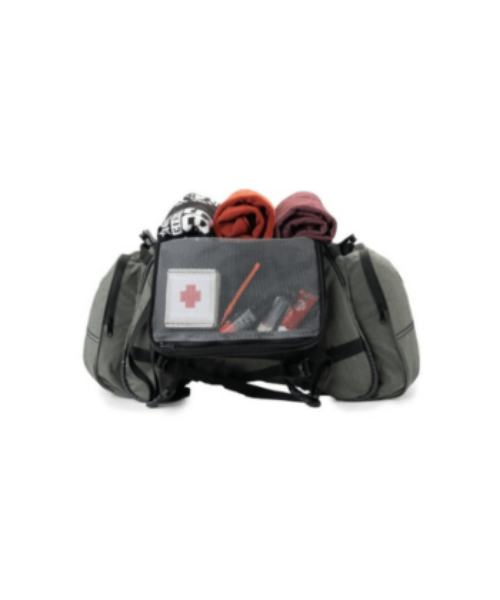 Guardian Gears Rhino 70L Tail Bag with Rain Cover and Dry Bag - Olive Green