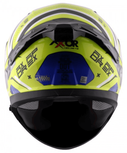 Axor Apex Hex-2 Helmet - Neon Yellow Blue