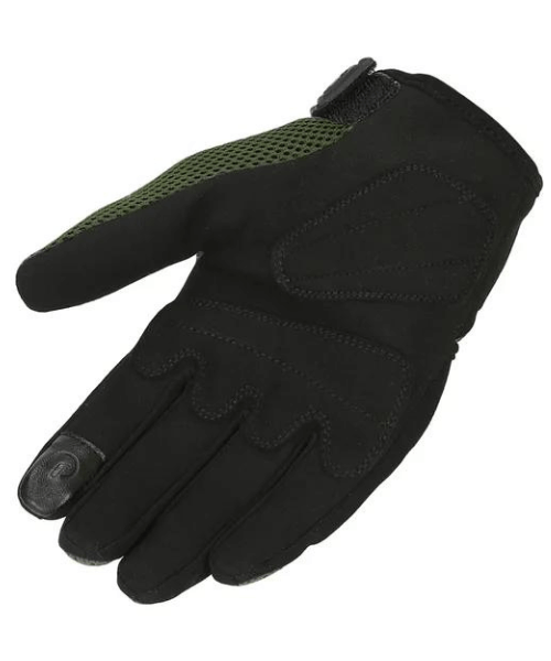 Royal Enfield Rambler V2 Riding Gloves - Olive & Black