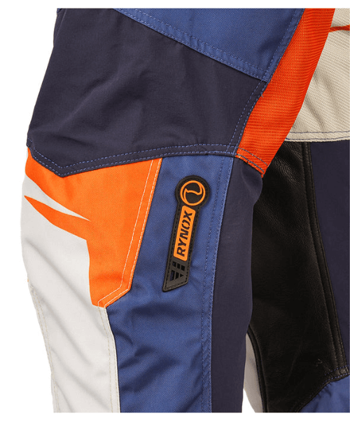 Rynox Dune Neo Offroad Pants - Blue Orange