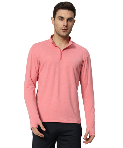 Reccy Men’s Nomadic Full Sleeves T Shirt - Bubblegum