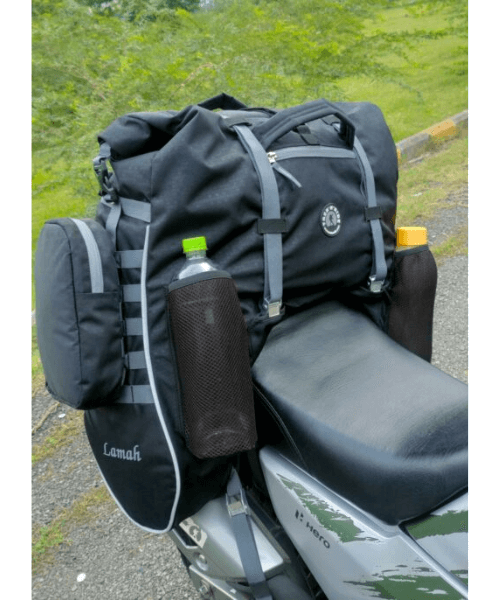 Treknride Lamah Waterproof Saddle and Tail Bag for Motorcycle