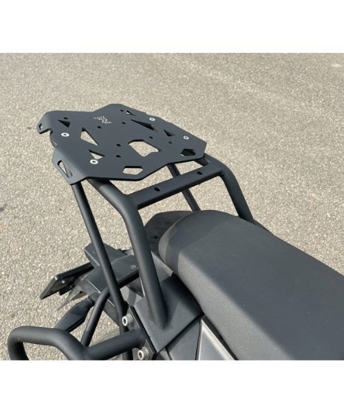 Zana Top Rack With New Plate Compatible With Pillion Backrest Texture Matt Black Dominar 2019-2022 - ZI-8129