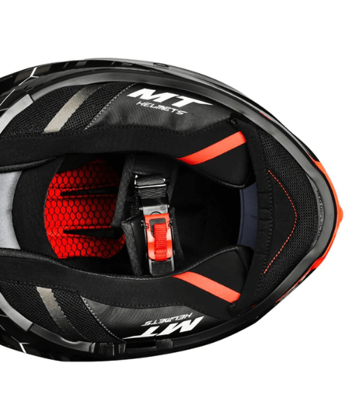 MT Thunder 4SV Goblin Helmet - Fluorescent Orange