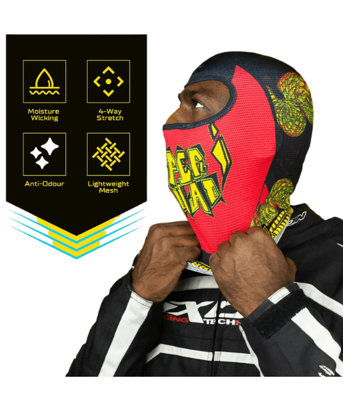 Tiivra Viper Squad Balaclava - Red
