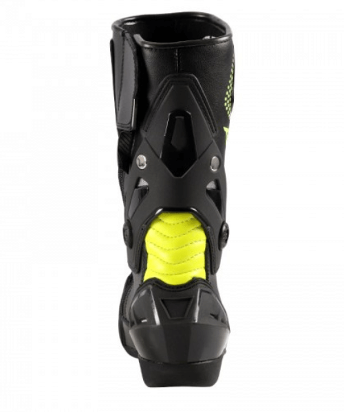 Axor Splitstream Motorcycle Riding Boots - Black Neon Green