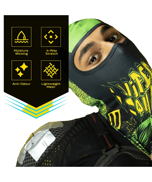 Tiivra Viper Squad Balaclava - Green