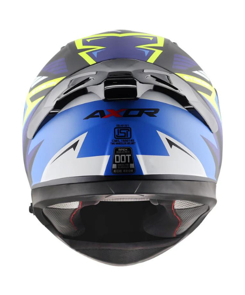 Axor Apex Streak Helmet - Dull Black Blue