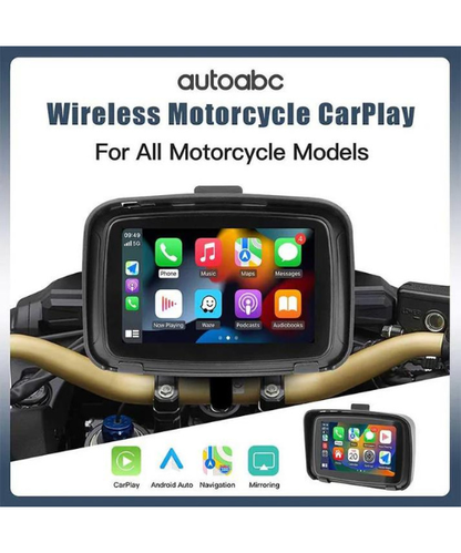 Fahren Motorcycle GPS CarPlay Android Auto Screen - Quick Release - Q1