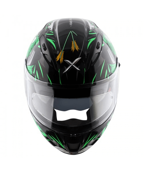 Axor Street Zazu Helmet - Black Green